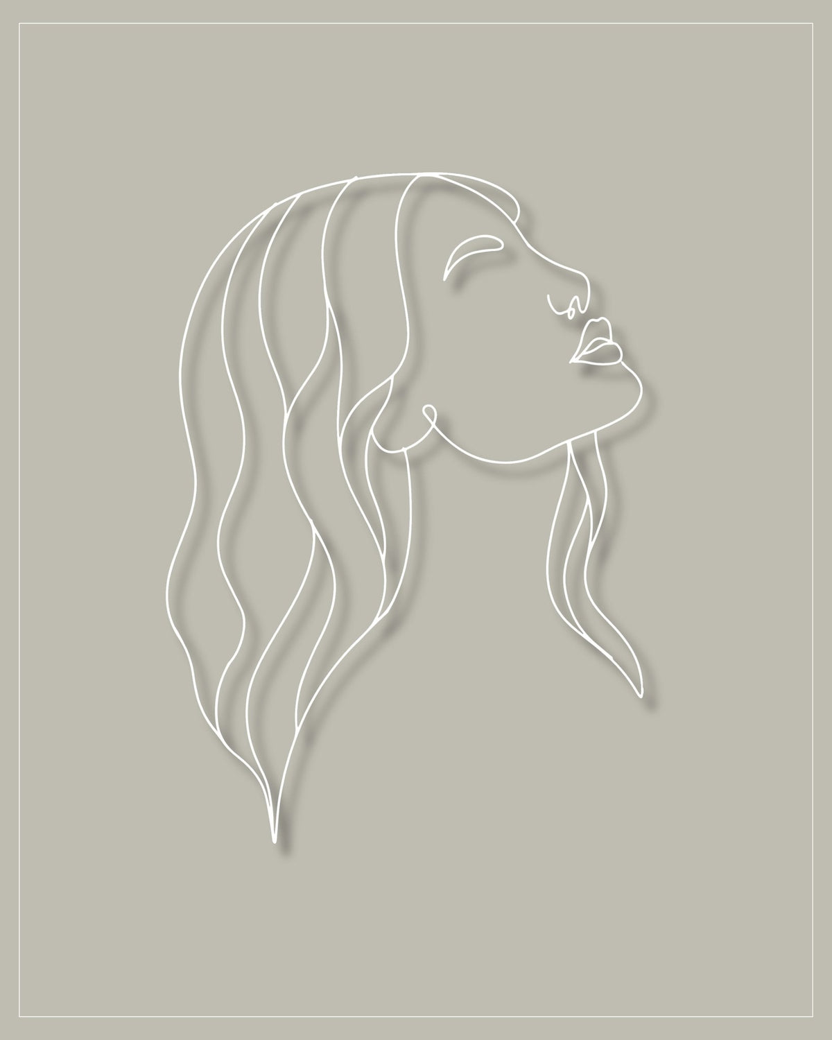 Leo Zodiac Print | Minimalist Line Art Wall Art