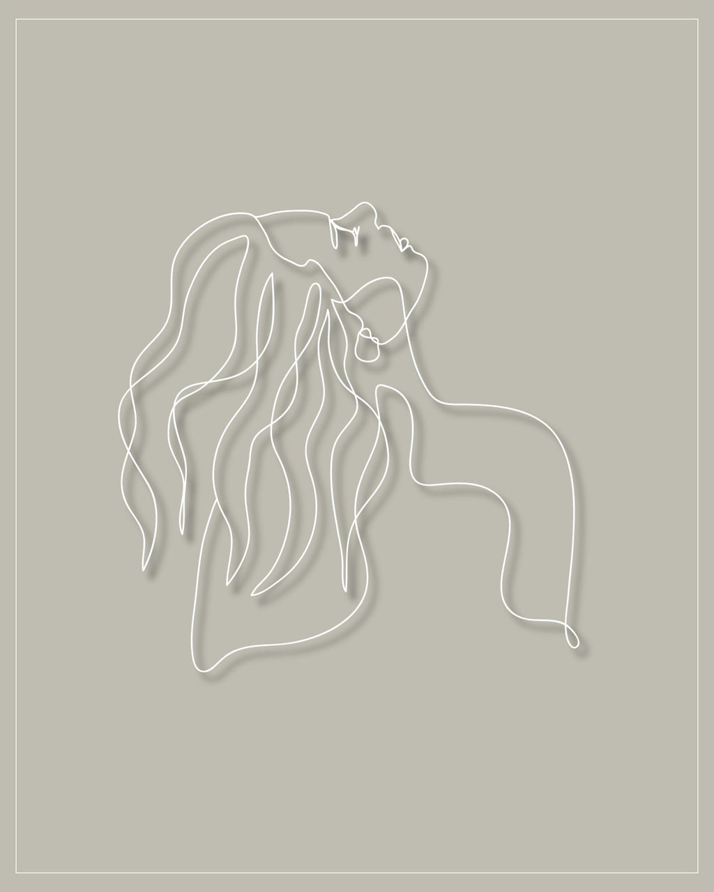 Scorpio Zodiac Print | Minimalist Line Art Wall Art