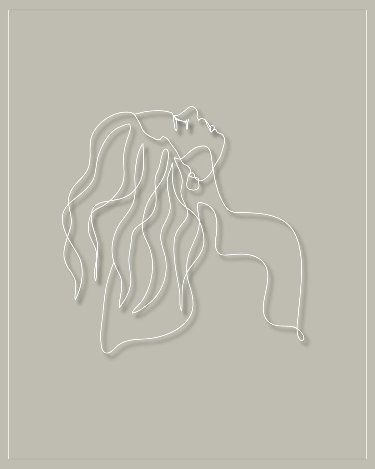 Scorpio Zodiac Print | Minimalist Line Art Wall Art