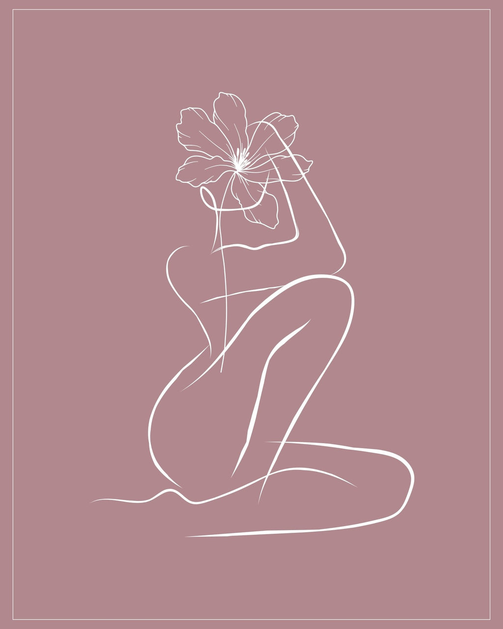 Virgo Zodiac Print | Minimalist Line Art Wall Art