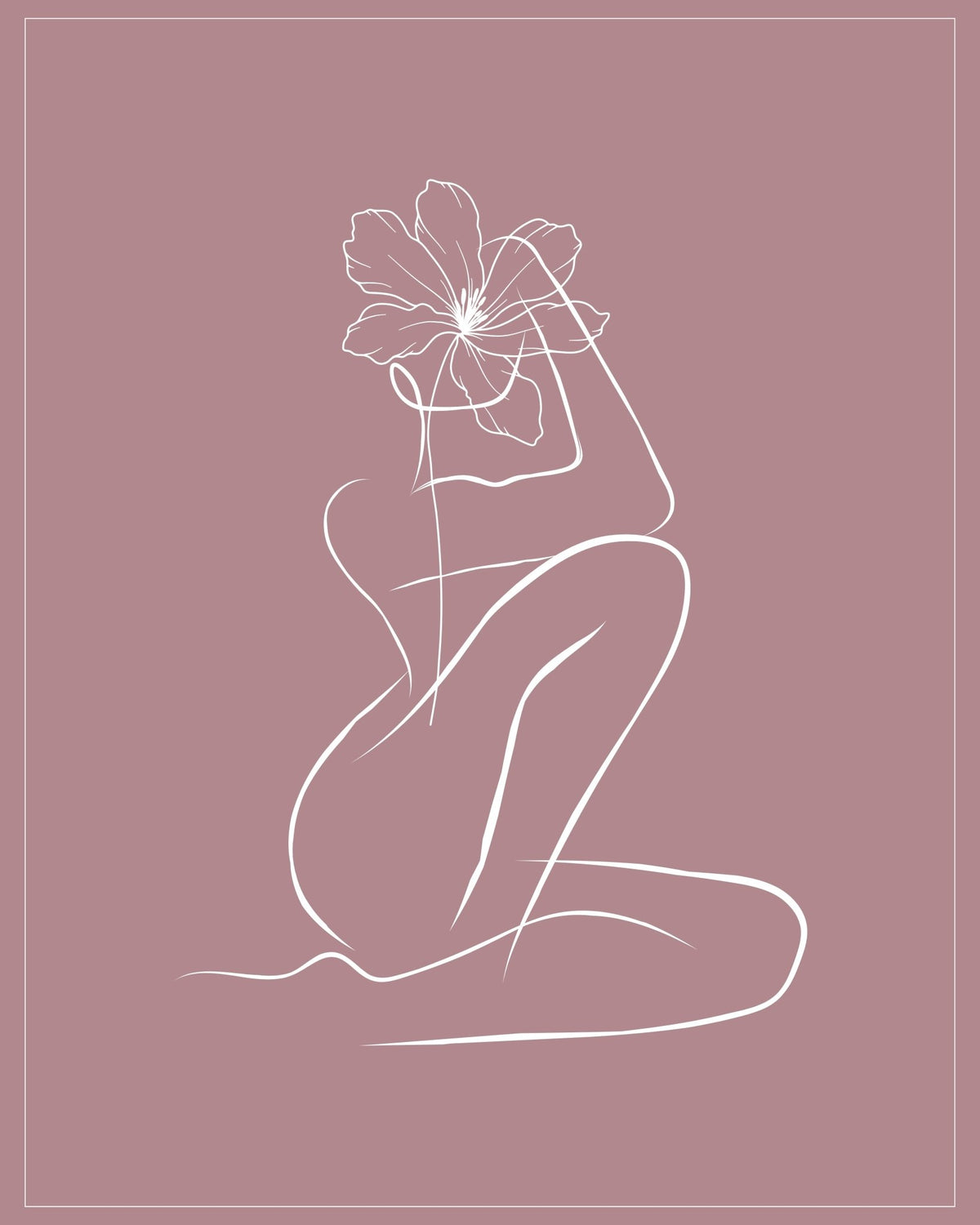 Virgo Zodiac Print | Minimalist Line Art Wall Art
