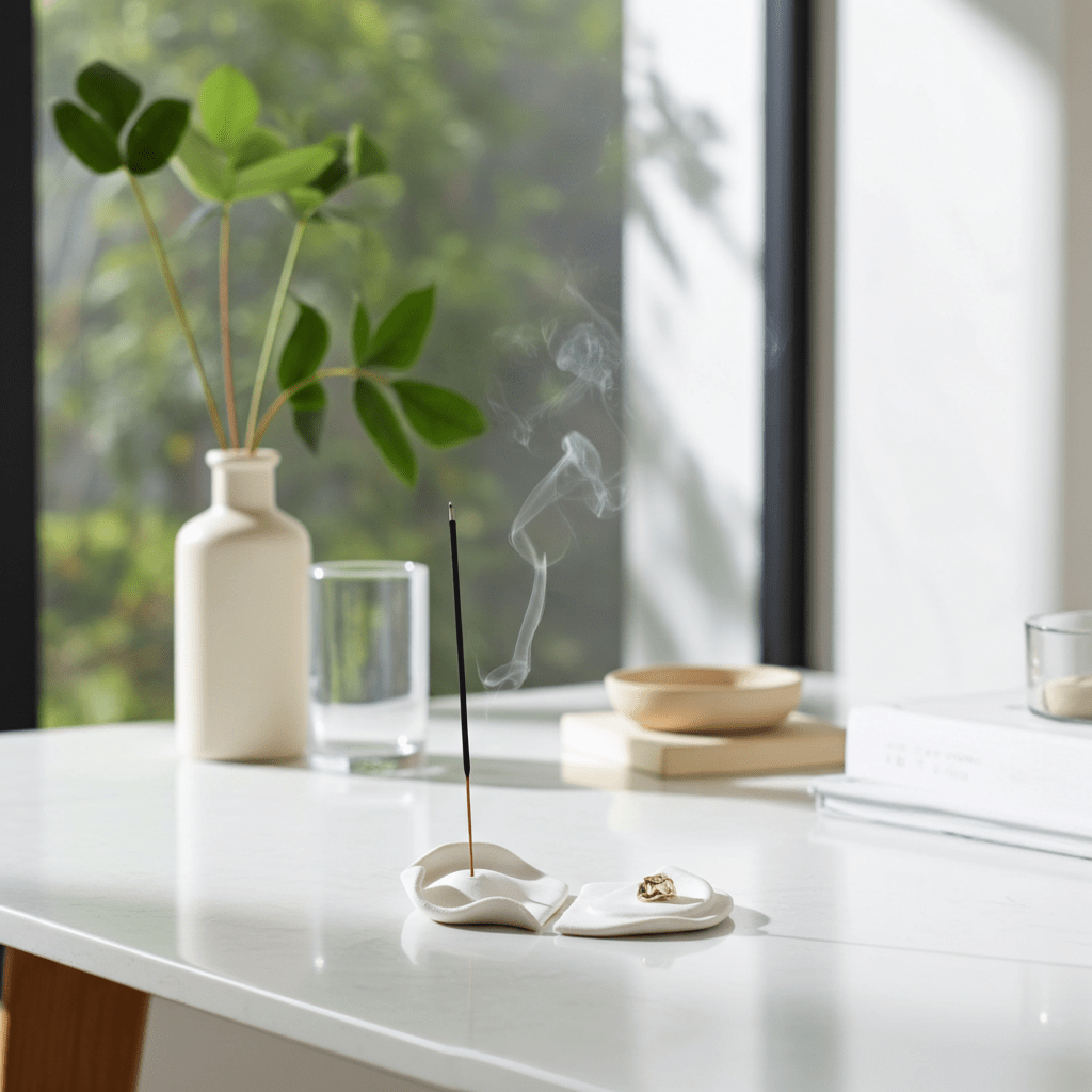 Coastal Stone Jewellery & Incense Holder – Handmade Boho Home Decor | Unique Gift
