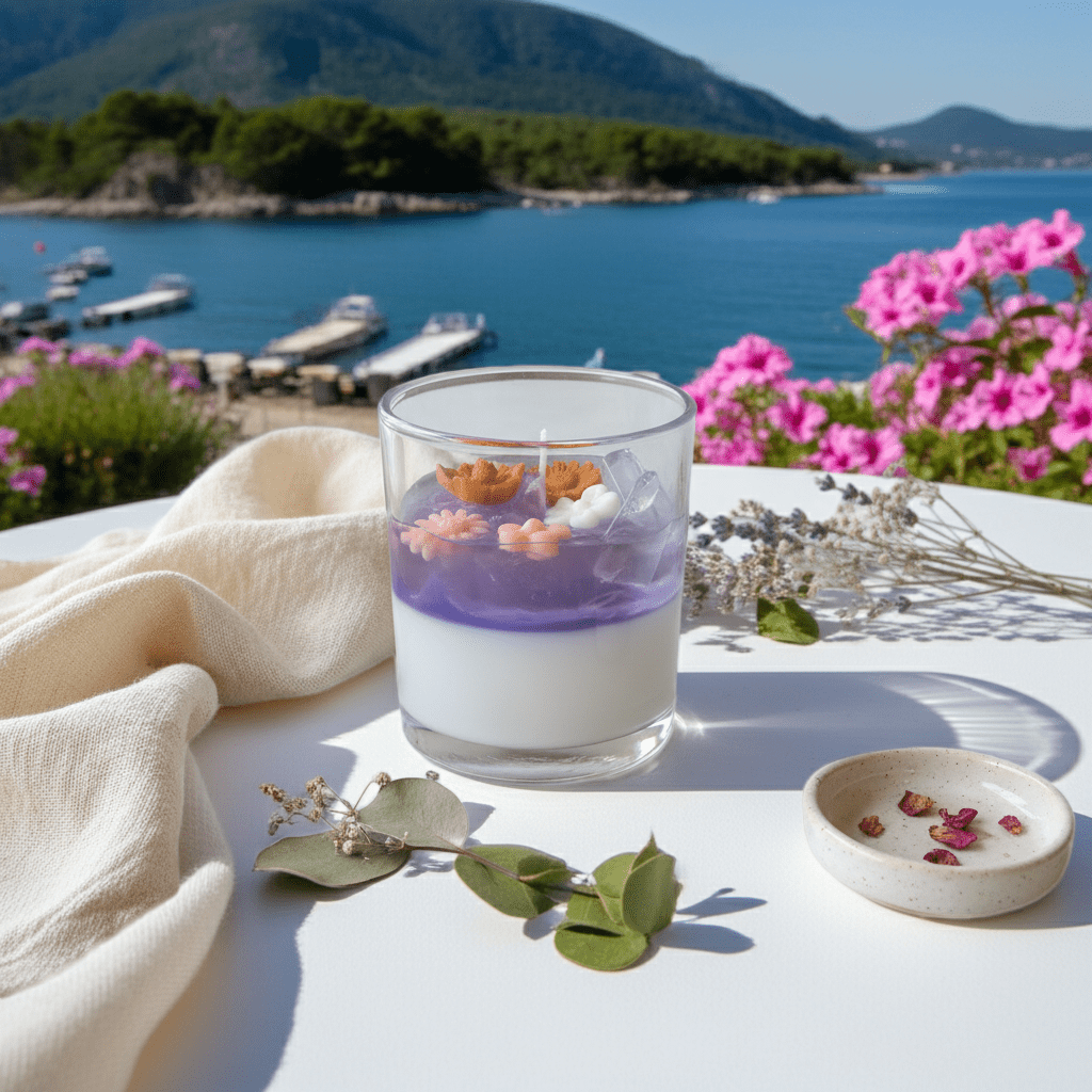 Sage Garden Soy Candle – Handmade Botanical Candle | Coastal Home Decor
