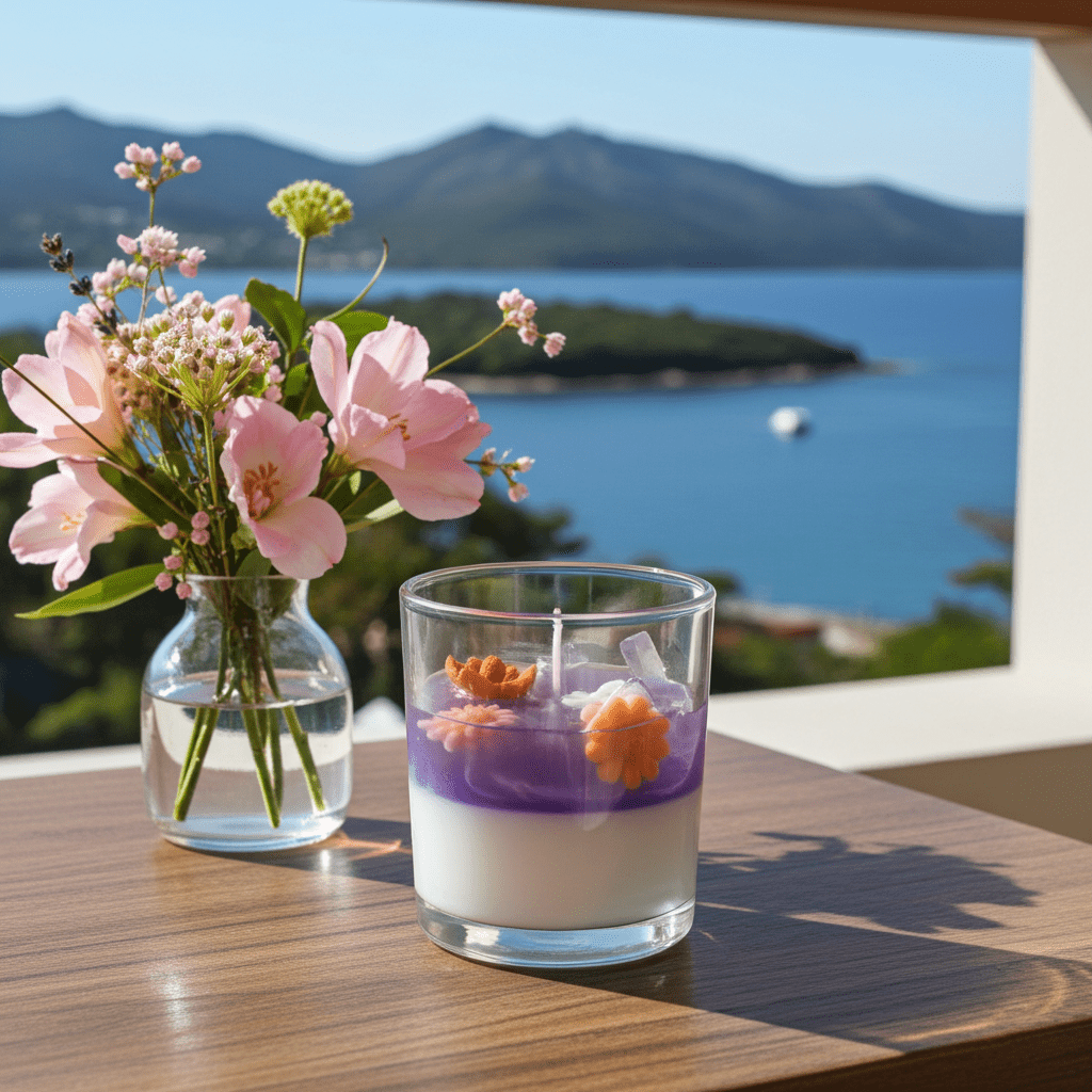 Sage Garden Soy Candle – Handmade Botanical Candle | Coastal Home Decor