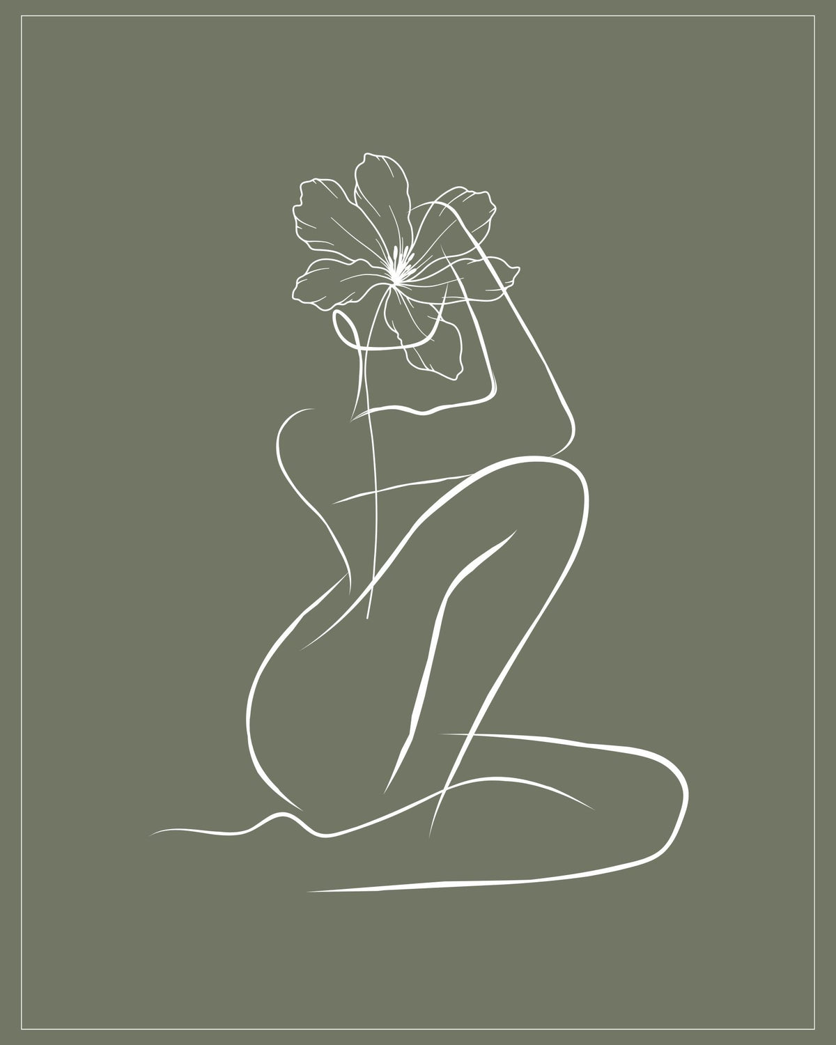 Virgo Zodiac Print | Minimalist Line Art Wall Art
