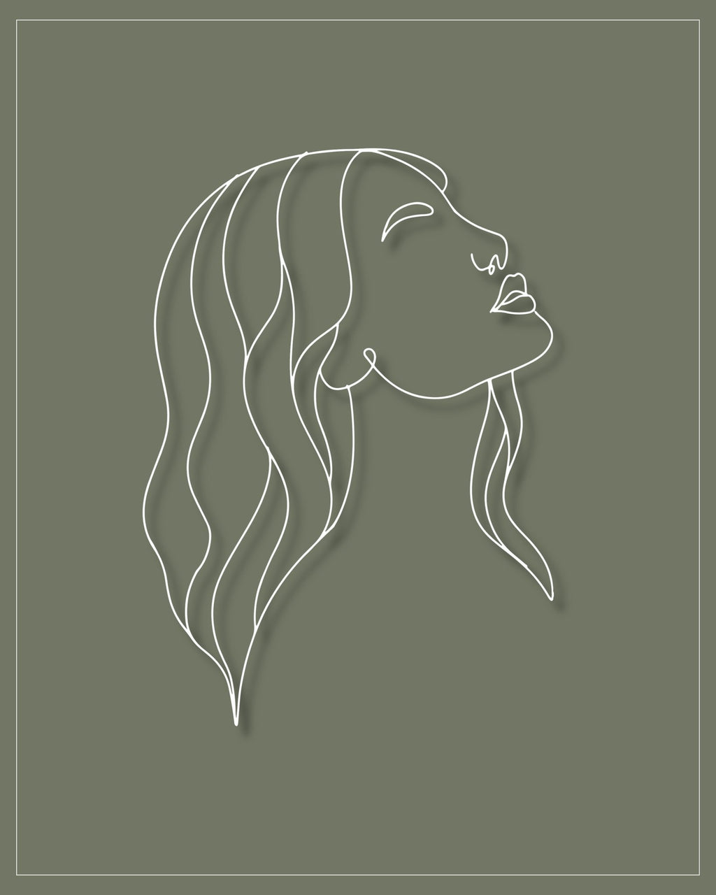 Leo Zodiac Print | Minimalist Line Art Wall Art
