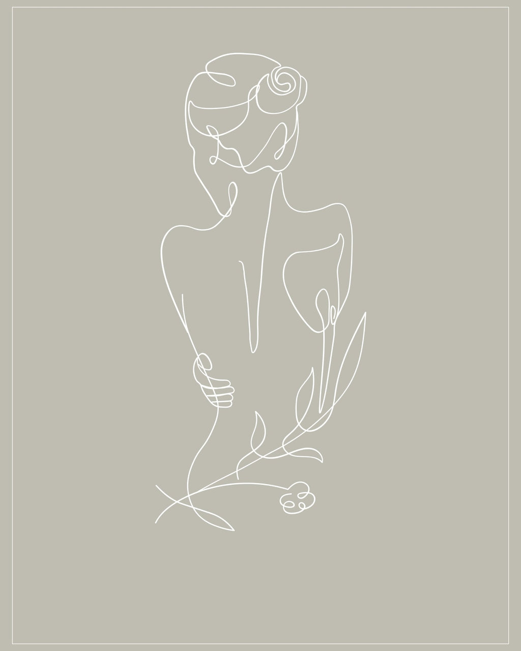 Cancer Zodiac Print | Minimalist Line Art Wall Art
