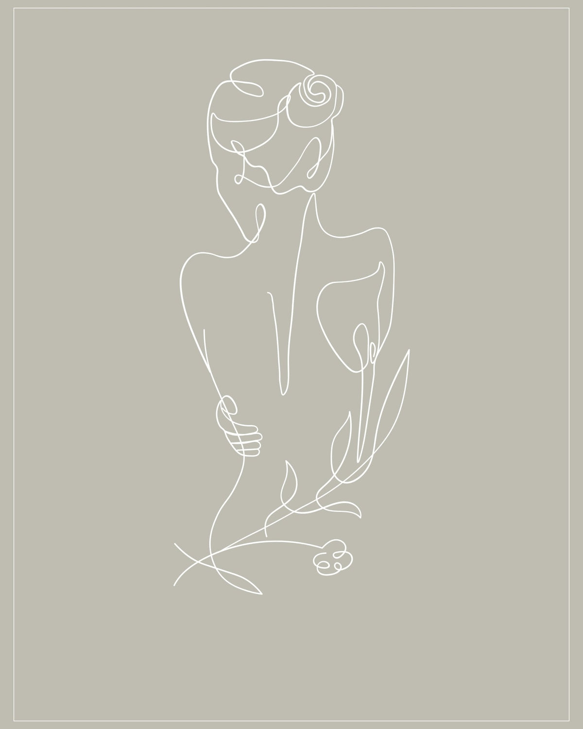 Cancer Zodiac Print | Minimalist Line Art Wall Art