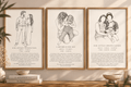 Personalised Astrology Portrait | Custom Zodiac Line Art