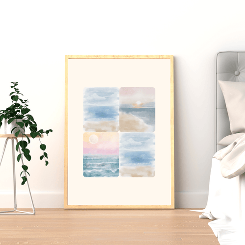 Coastal Dreams Beach Print | Coastal Wall Art
