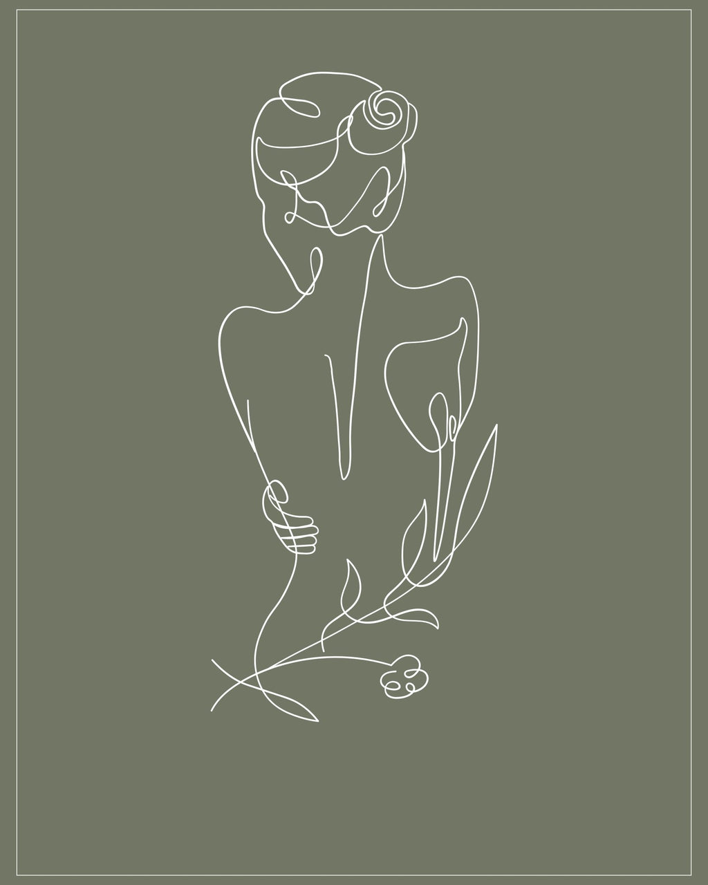 Cancer Zodiac Print | Minimalist Line Art Wall Art
