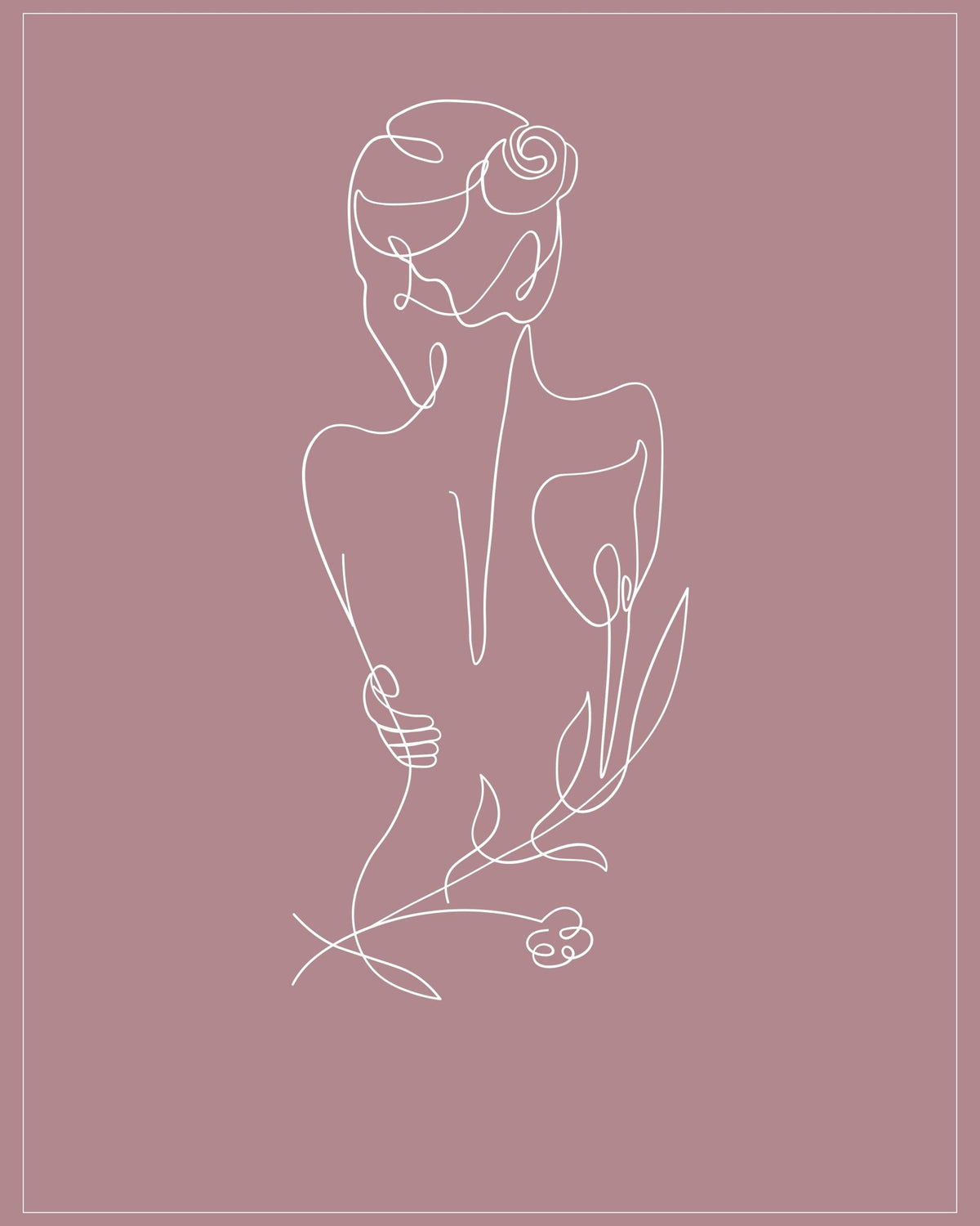 Cancer Zodiac Print | Minimalist Line Art Wall Art