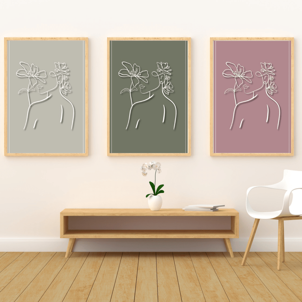 Libra Zodiac Print | Minimalist Line Art Wall Art